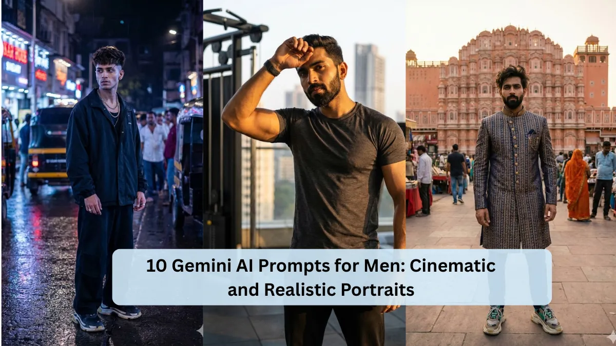 10 Gemini AI Prompts for Men: Cinematic and Realistic Portraits