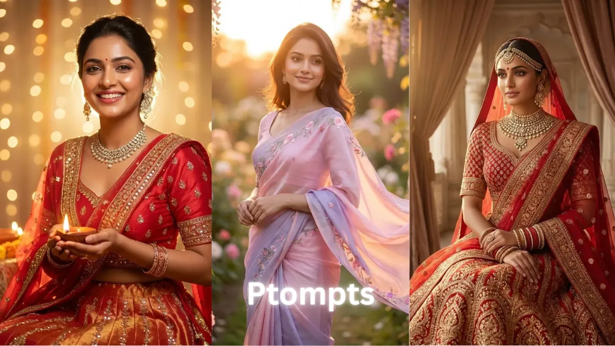 10 Stunning AI Editing Prompts for Girls in Ethnic & Modern Fashion Looks
