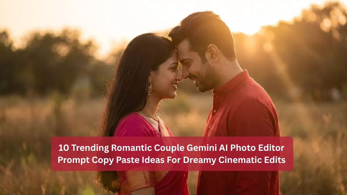 10 Trending Romantic Couple Gemini AI Photo Editor Prompt Copy Paste Ideas For Dreamy Cinematic Edits