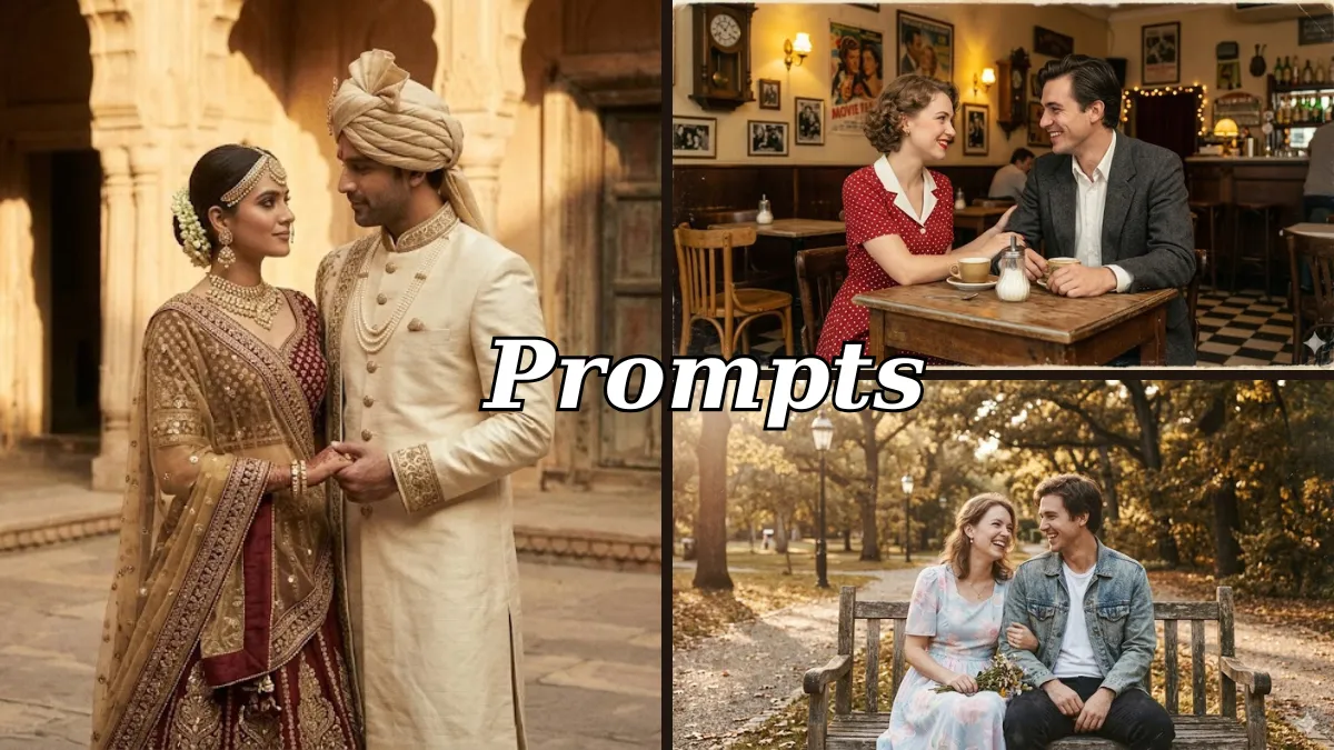 10 Chatgpt Ai Retro Style Vintage Photo Editing Prompts For Couples