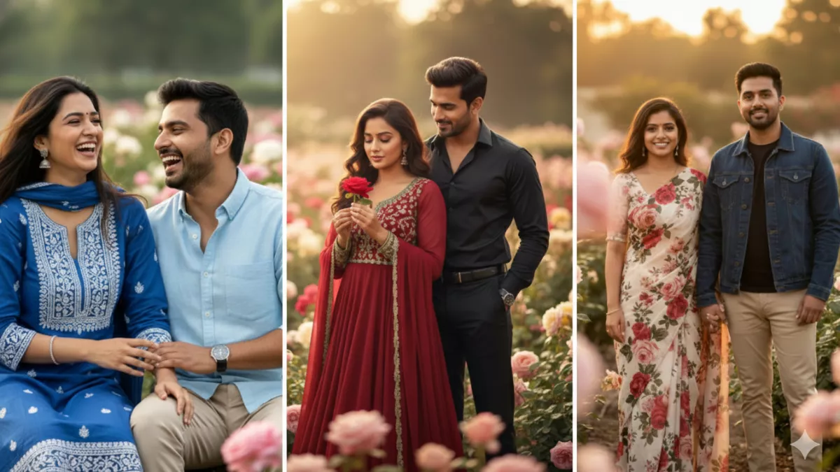 10 Google Gemini AI Photo Editing Prompts for Couples to Create Stunning Rose Garden Cinematic Masterpieces in Seconds