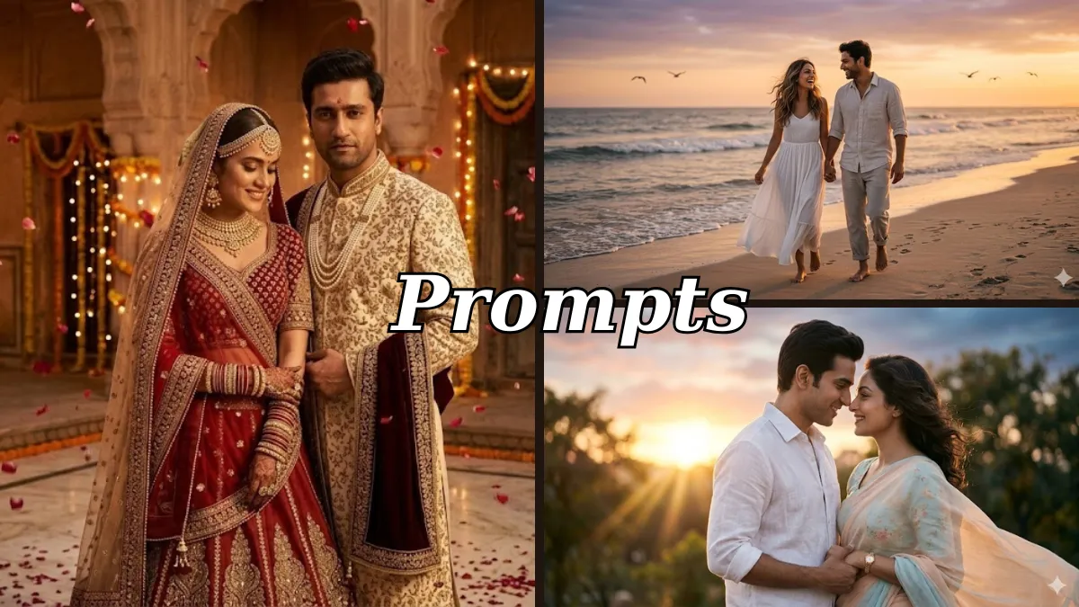 15 Trending Romantic Couple Gemini AI Photo Editor Prompt Copy Paste: Ideas for Dreamy & Cinematic Edits