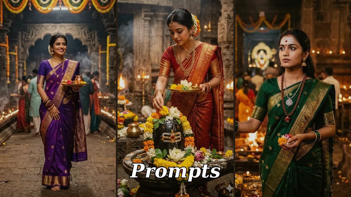 20 Maha Shivaratri Gemini AI Photo Prompts for Girls – Create Beautiful Devotional Images