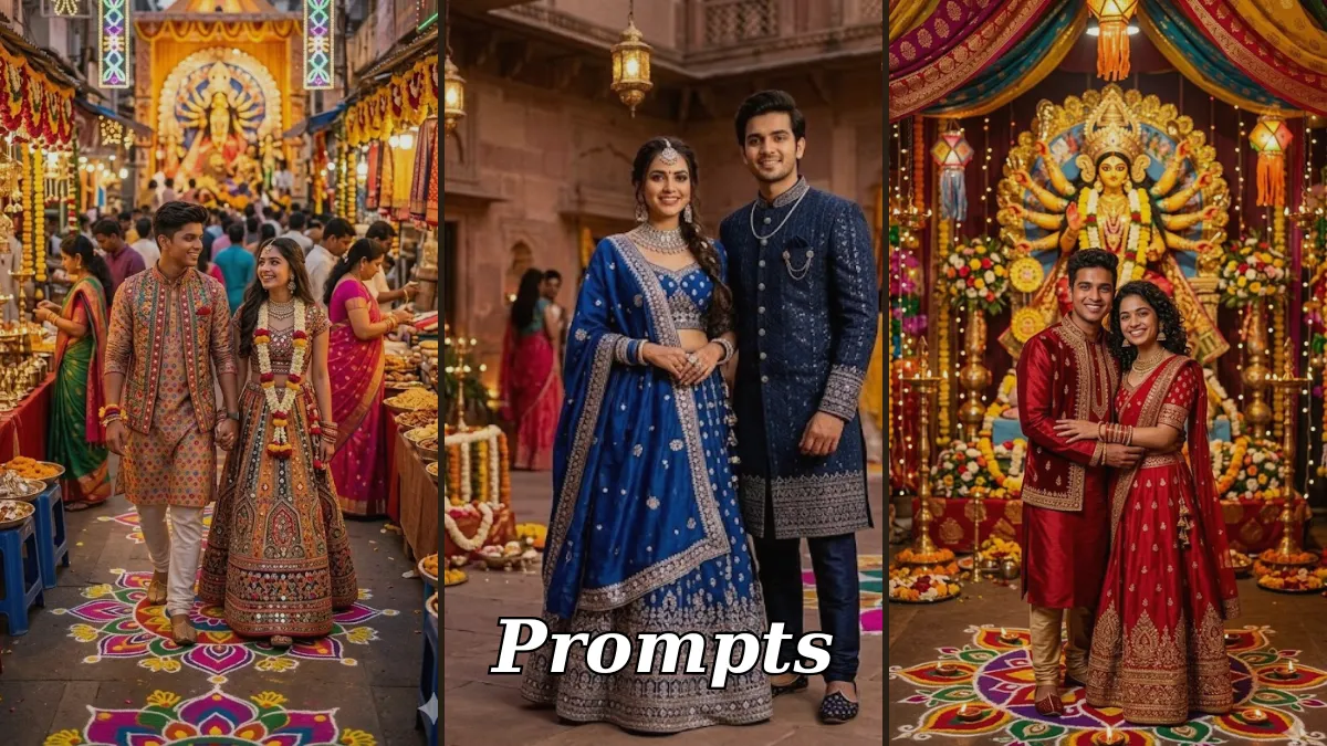 20 Chaitra Navratri AI Photo Editing Prompts for Boys & Girls Using Google Gemini (4K Festival Portraits)