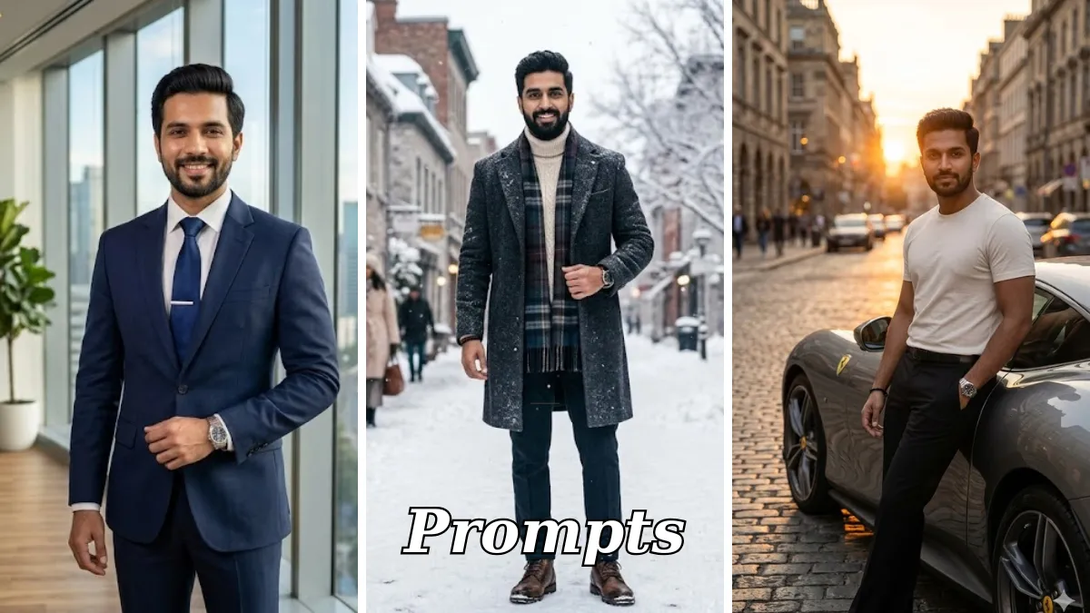 20 Best Google Gemini AI Photo Editing Prompts for Men to Create 4K HD Portraits