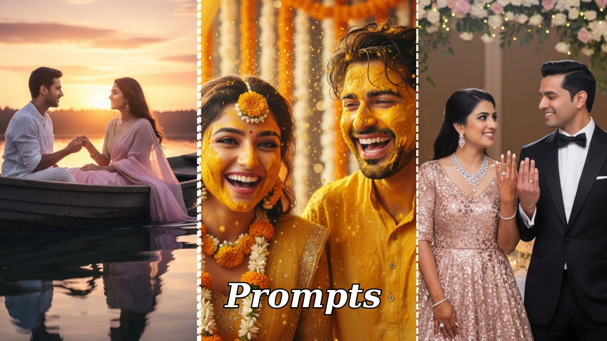 7 Gemini AI Pre-Wedding Prompts for Couples (8K Cinematic Themes)