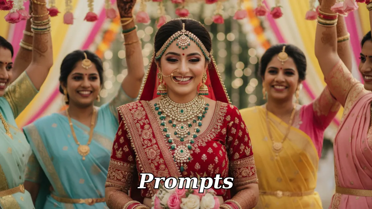 7 Gemini AI Wedding Day Prompts for Couples (8K Royal & Festive Themes)