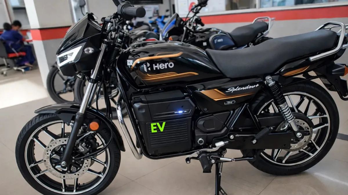 Hero Splendor Electric 2026 Price Revealed..! 200Km Range With Silent Electric Motor, 90 km/h Top Speed, ₹99,000 Price