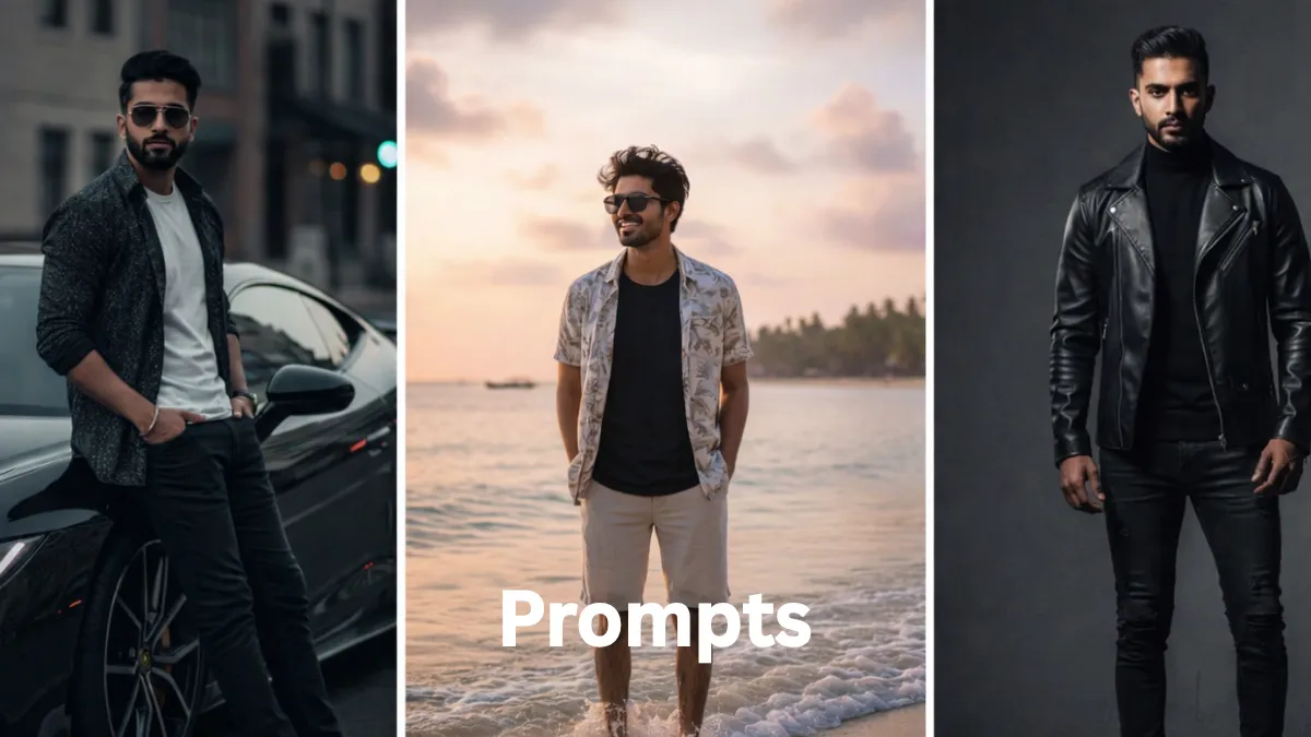 Top 20 Gemini AI Photo Prompts For Indian Boys To Create Stylish 4K HD Portraits