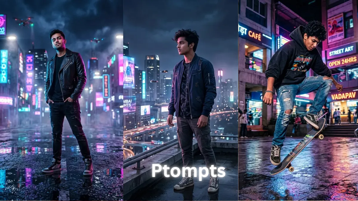 12 Gemini AI Photo Prompts for Boys to Create Urban 8K Night City Photos