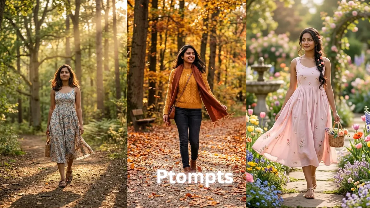 Top 10 Gemini AI Photo Prompts for Girls to Create Aesthetic 8K Nature Walk Photos