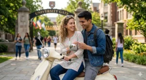 13 Gemini AI Vespa Couple Cinematic Prompts to Create DSLR-Style Professional Portraits