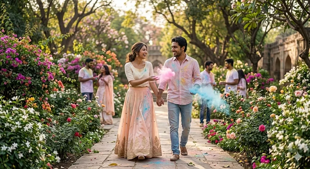 Top 10 Holi Trending Gemini AI Photo Prompt Copy Paste For Couples: Ideas to Instantly Transform Your Look
